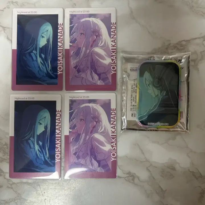 [BUNJANG] Project Sekai Yoasaki Kanade Yowa Iku Pix DNA Square Can Badge Bundle Set / 프세카 요이사키 카나데 여화 이픽 일괄 판매