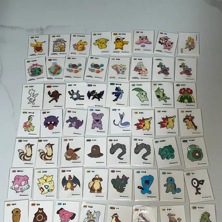 [BUNJANG] Pokemon Stickers Bundle Set (Lovely, Valentine&