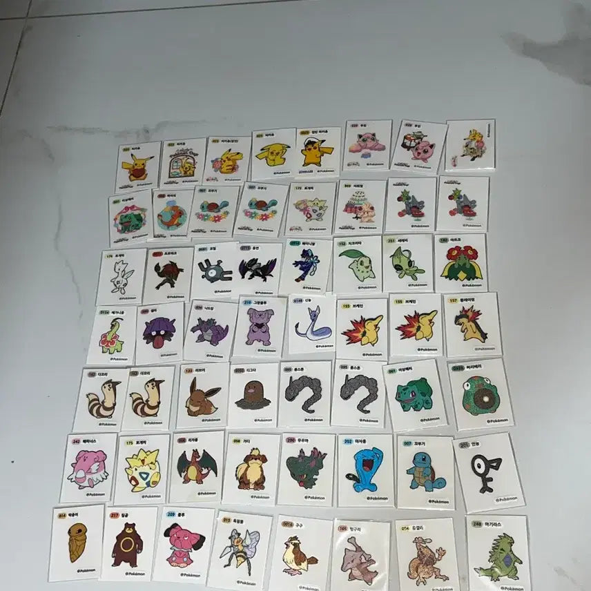 [BUNJANG] Pokemon Stickers Bundle Set (Lovely, Valentine&
