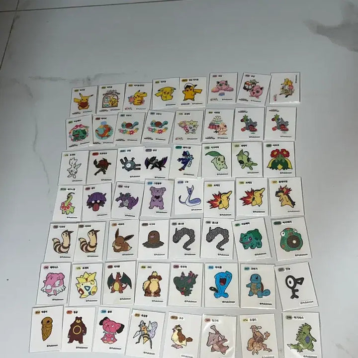 [BUNJANG] Pokemon Stickers Bundle Set (Lovely, Valentine&