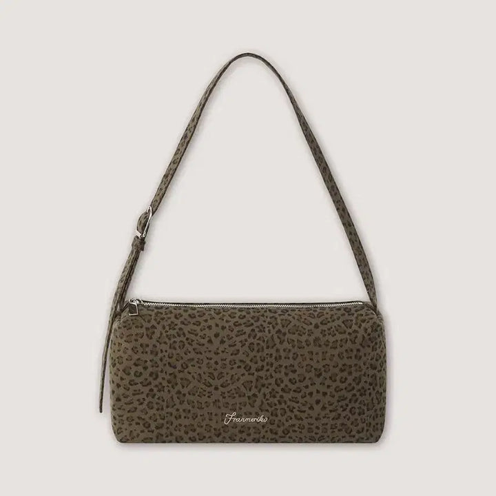 [BUNJANG] Franmeriko Leopard Shoulder Bag (Brown) / (새상품) 프랑메리코 레오파드 숄더백 (브라운)