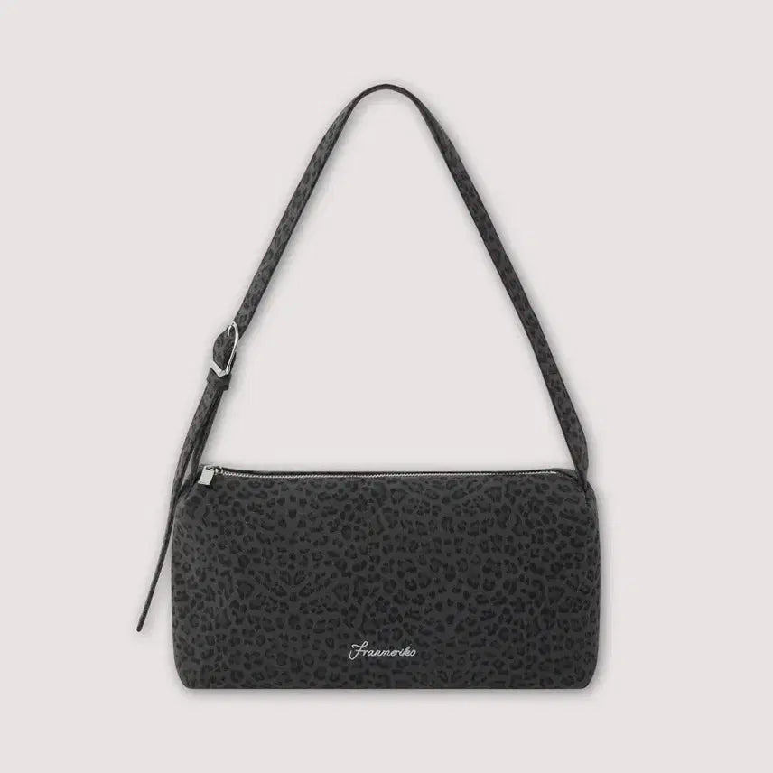 [BUNJANG] Franmeriko Leopard Shoulder Bag (Charcoal) / (새상품) 프랑메리코 레오파드 숄더백 (차콜)