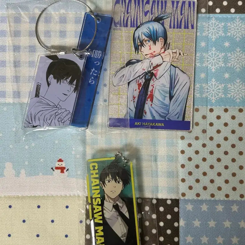 [BUNJANG] Chainsaw Man Aki Hayakawa Goods Bundle / 체인소맨 하야카와 아키 굿즈 키링 일괄