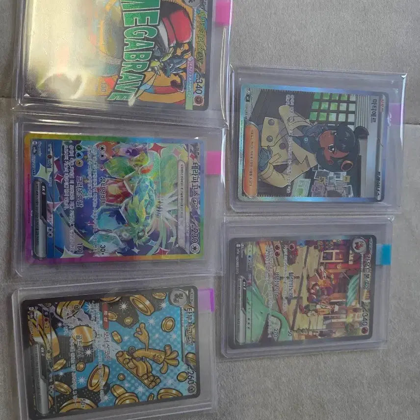 [BUNJANG] Pokemon Cards 5 Types Bundle Set / 포켓몬 카드 5종 일괄