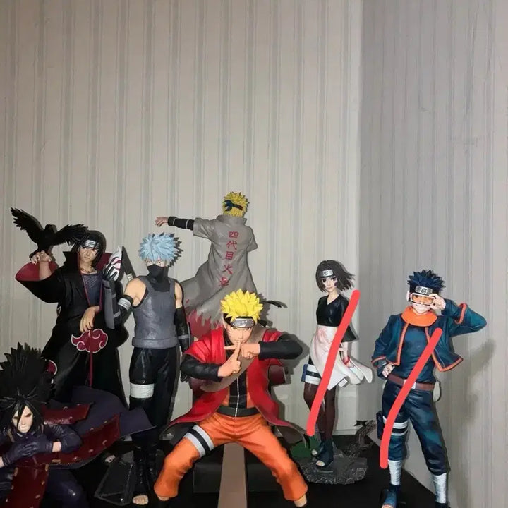 [BUNJANG] Naruto Ichichi, Kakashi, Obito, Rin, Minato, Madara Figures / 나루토 피규어 정리)이타치카카시오비토린미나토마다라나루토 피규어