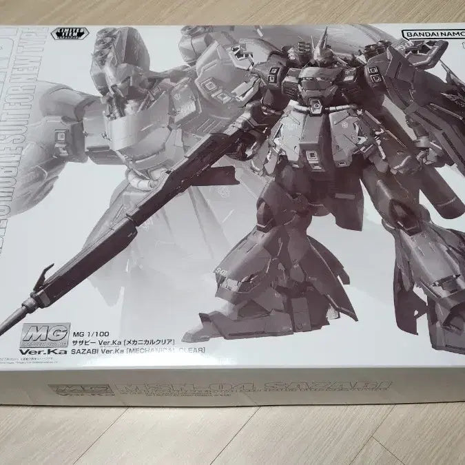 [BUNJANG] MG Sazabi Mechanical Clear Model Kit / MG 사자비 메카니컬 클리어 새제품