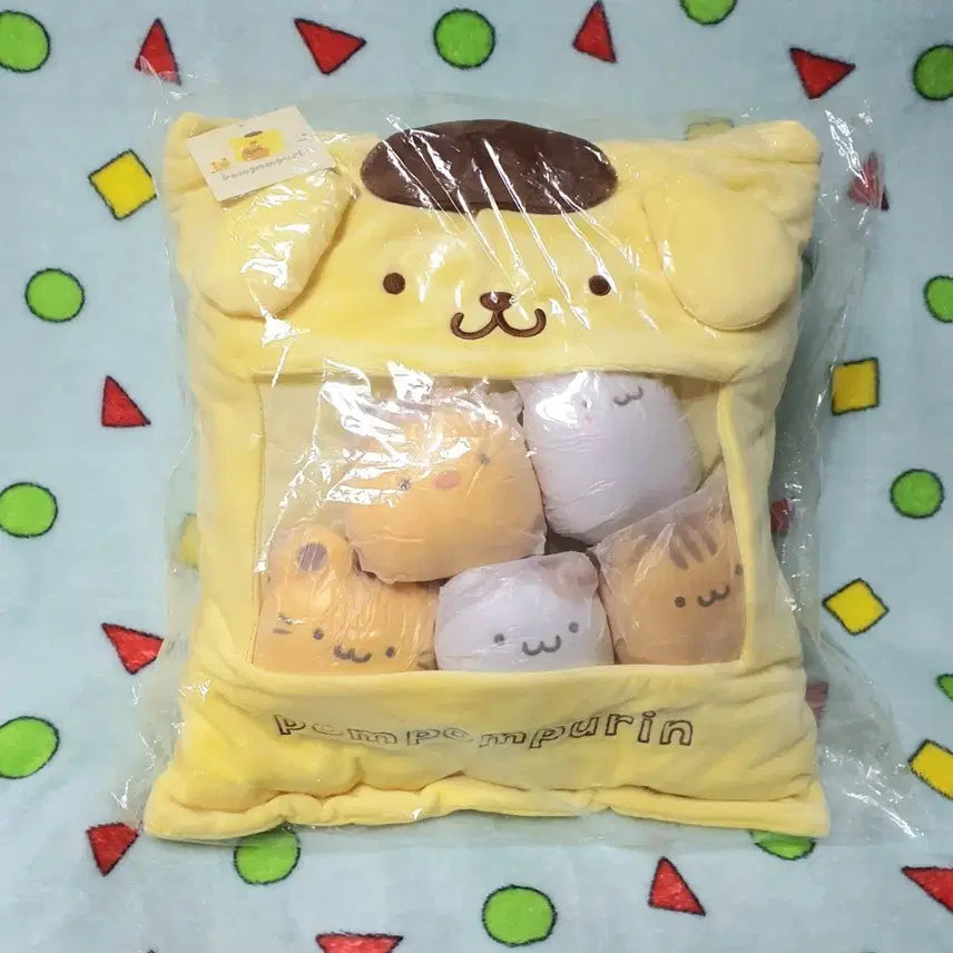 [BUNJANG] Sanrio Pompompurin Manmaru Cushion / 산리오 폼폼푸린 만마루 쿠션