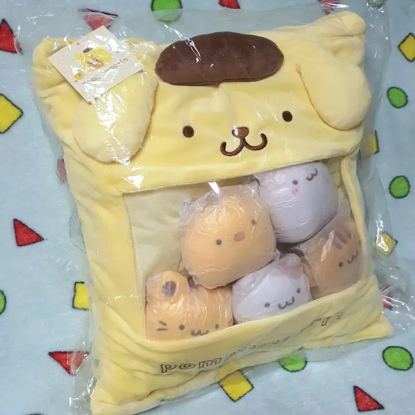 [BUNJANG] Sanrio Pompompurin Manmaru Cushion / 산리오 폼폼푸린 만마루 쿠션