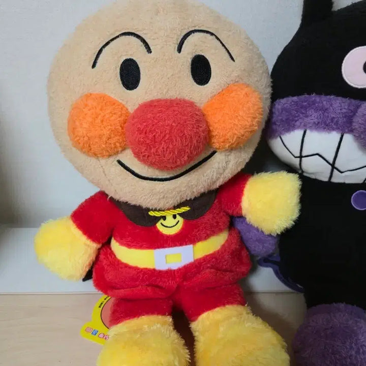 [BUNJANG] Anpanman Baikinman Plush Doll Set (Medium-Large) / 호빵맨 세균맨 인형 세트