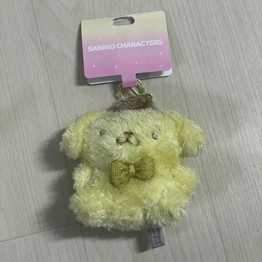 [BUNJANG] Sanrio Pompompurin Sparkling Pastel Doll Bag Charm Keychain / 산리오 반짝파스텔 폼폼푸린 인형 가방걸이 키링