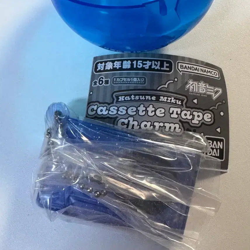 [BUNJANG] Vocaloid Kaito Cassette Tape Keychain Gacha / 보컬로이드 카세트 테이프 키링 가챠 카이토
