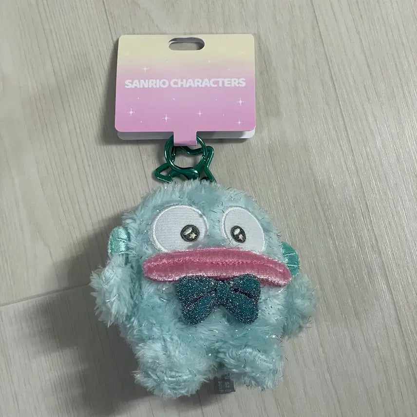 [BUNJANG] Sanrio Sparkling Pastel Hangyodon Doll Bag Charm Keychain / 산리오 반짝파스텔 한교동 인형 가방걸이 키링