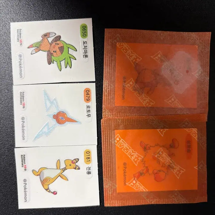 [BUNJANG] Pokemon Stickers (Individual Purchase Available) / 포켓몬 띠부실(낱개 구매 가능)