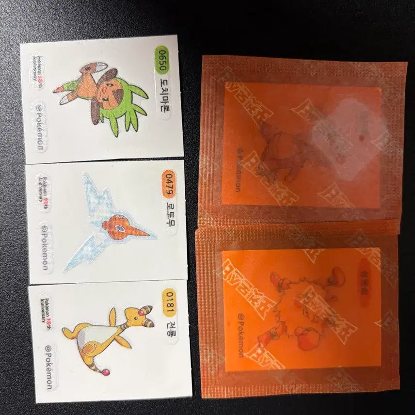 [BUNJANG] Pokemon Stickers (Individual Purchase Available) / 포켓몬 띠부실(낱개 구매 가능)