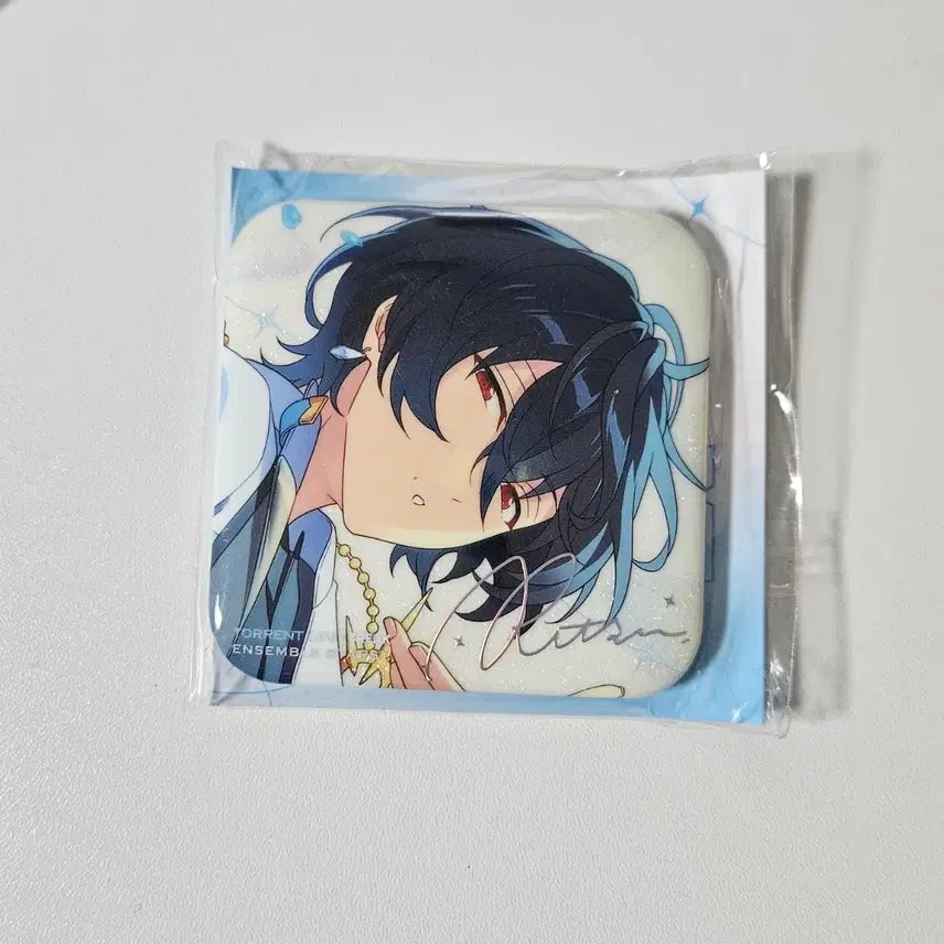 [BUNJANG] Ensemble Stars! Ritsu 9th Anniversary Square Can Badge / 앙스타 리츠 9주년 사각 캔뱃지 뱃지