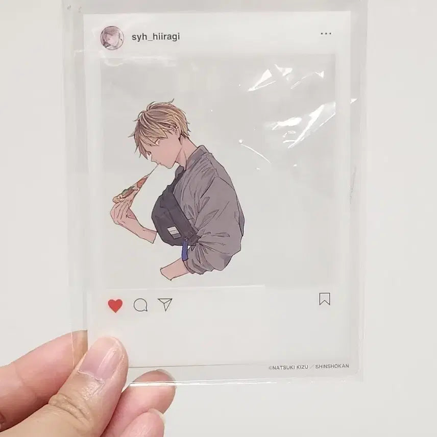 [BUNJANG] Given Hiragi Clear Photocard / 기븐 히이라기 투명포카 클리어카드