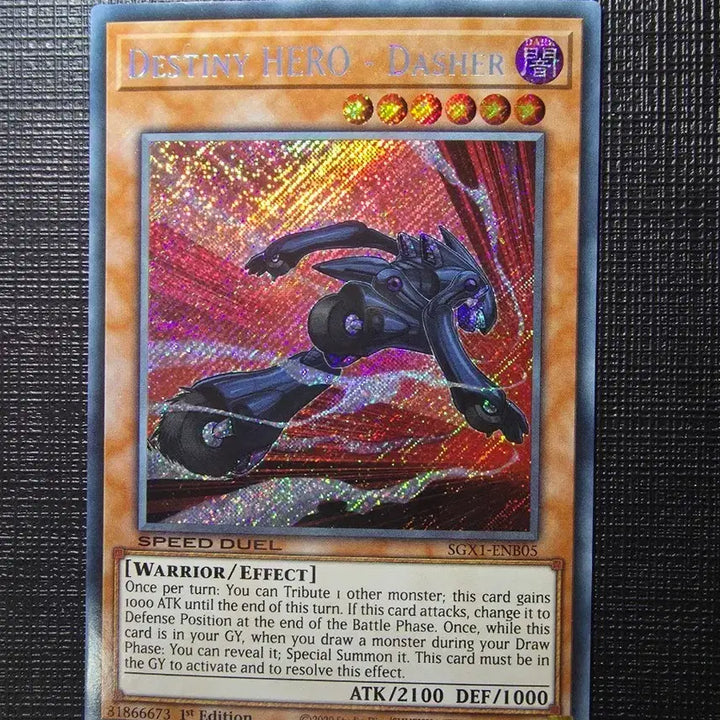[BUNJANG] Yu-Gi-Oh! Destiny HERO - Dasher Persona / 영판 데스티니 히어로 대시가이 사선시크 퍼에 sgx1-enb05