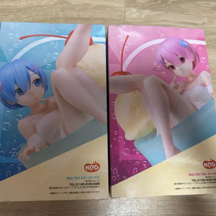 [BUNJANG] Re:Zero Rem Ram Cream Soda Figure / 리제로 렘 람 크림소다 피규어