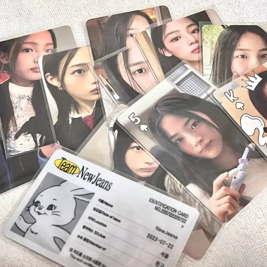 [BUNJANG] NewJeans Minji Photocard Set with ID Card / 민지 포토카드 뉴진스 아이디카드 포함