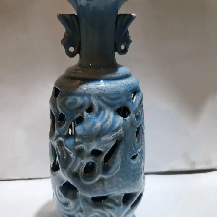 [BUNJANG] Chinese Porcelain Vase with Shiyou Glaze / 중국도자기 시요