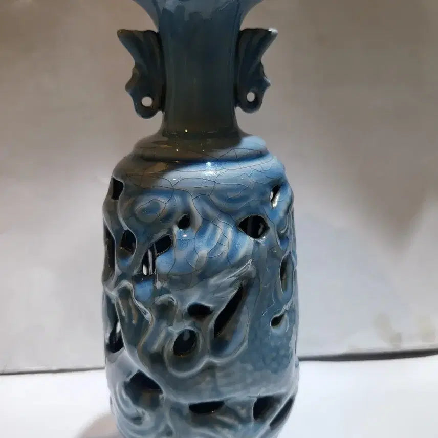 [BUNJANG] Chinese Porcelain Vase with Shiyou Glaze / 중국도자기 시요