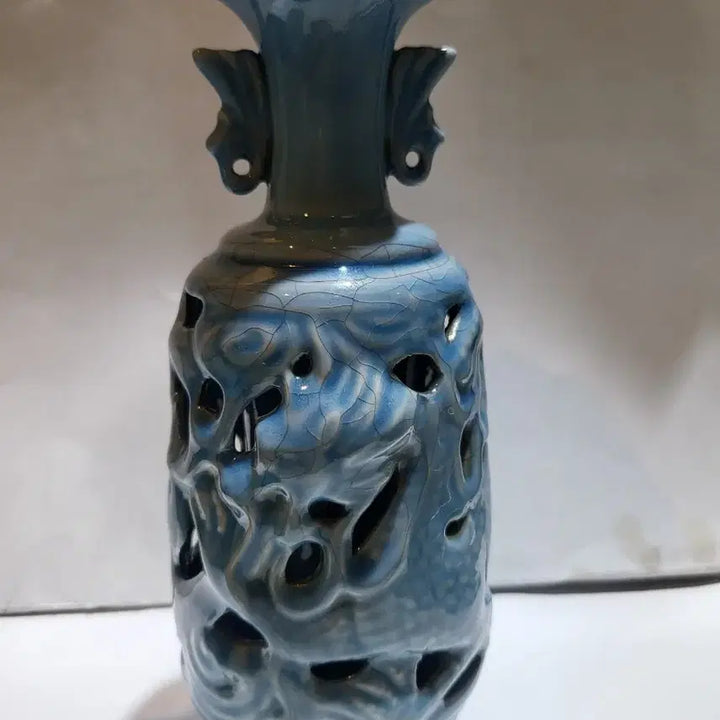 [BUNJANG] Chinese Porcelain Vase with Shiyou Glaze / 중국도자기 시요