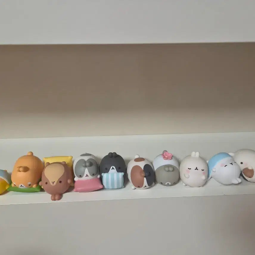 [BUNJANG] Molang Figure 12-Piece Full Set / 잘자요 몰랑이 피규어 12종 풀세트