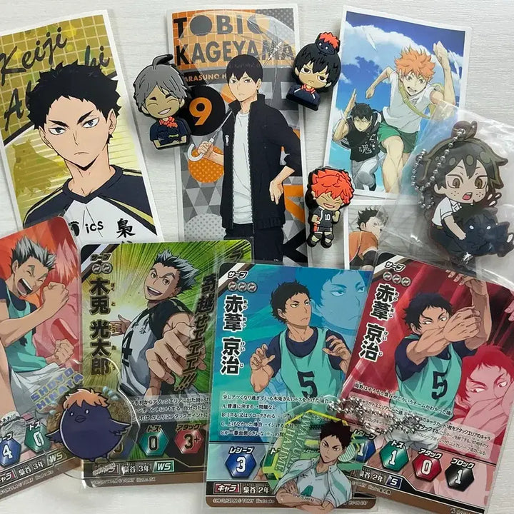 [BUNJANG] Haikyuu!! Goods Keychain Bundle / 하이큐 굿즈