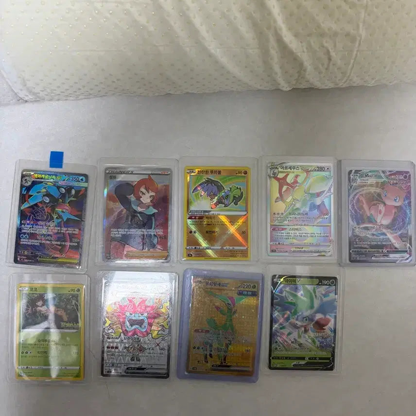 [BUNJANG] Pokemon Cards Bundle Set (9 Cards) / 포켓몬카드 9장 일괄 판매