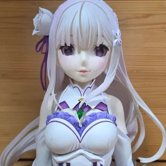 [BUNJANG] Re:Zero Emilia Bust Figure / 리제로 에밀리아 흉상 피규어