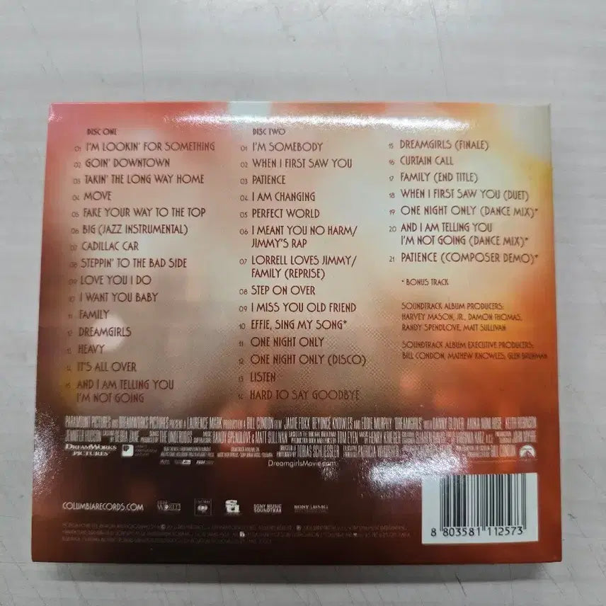 [BUNJANG] Dreamgirls OST CD / [MCD] 팝송/일본/앨범CD "드림걸즈(Dreamgirls)OST"