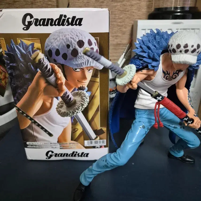 [BUNJANG] One Piece Grandista Trafalgar Law Figure Bundle Set / 원피스 그란디스타 트라팔가 로우 피규어 2개 일괄