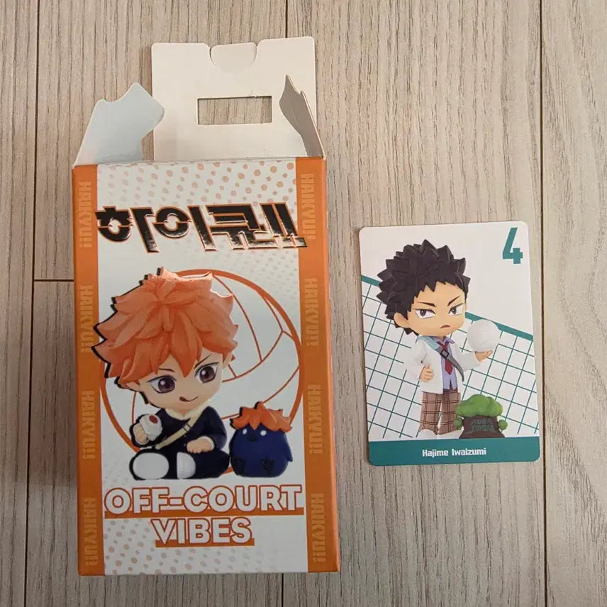 [BUNJANG] PopMart Haikyu!! Break Time Iwaizumi Hajime Figure / [미개봉 정품] 팝마트 하이큐 브레이크 타임 - 이와이즈미