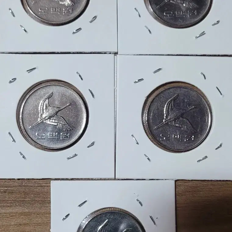 [BUNJANG] Circulated 500 KRW Coins (2000-2004) - Bundle Set / 동전 사용제 500원  2000년 ~2004년 일괄