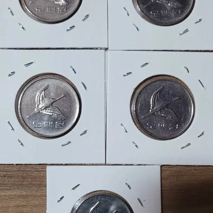 [BUNJANG] Circulated 500 KRW Coins (2000-2004) - Bundle Set / 동전 사용제 500원  2000년 ~2004년 일괄