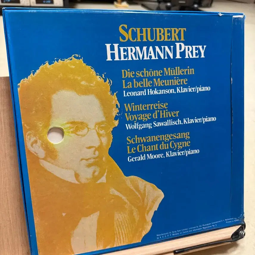 [BUNJANG] Hermann Prey Schubert 3 Great Song Cycles 4LP / 헤르만프라이 - 슈베르트 3대 연가곡 / 4LP