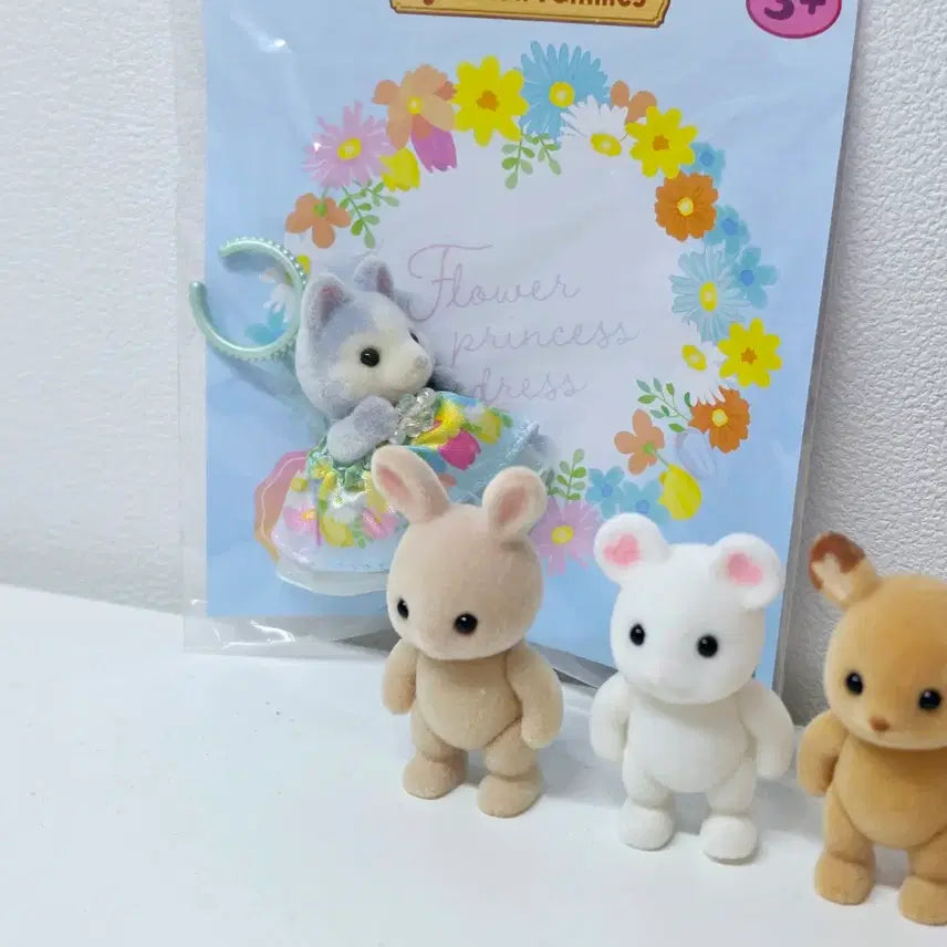 [BUNJANG] Sylvanian Families Standing Baby Figure Bundle Set (8 figures) / 실바니안 직립아기 8마리(일괄/토이푸들, 메이플캣 등)