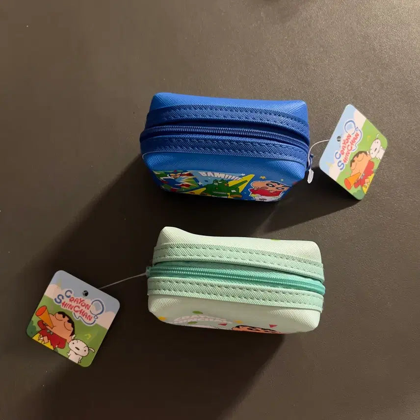 [BUNJANG] Crayon Shin-chan Square Zipper Pouch / 짱구 사각 지퍼 파우치