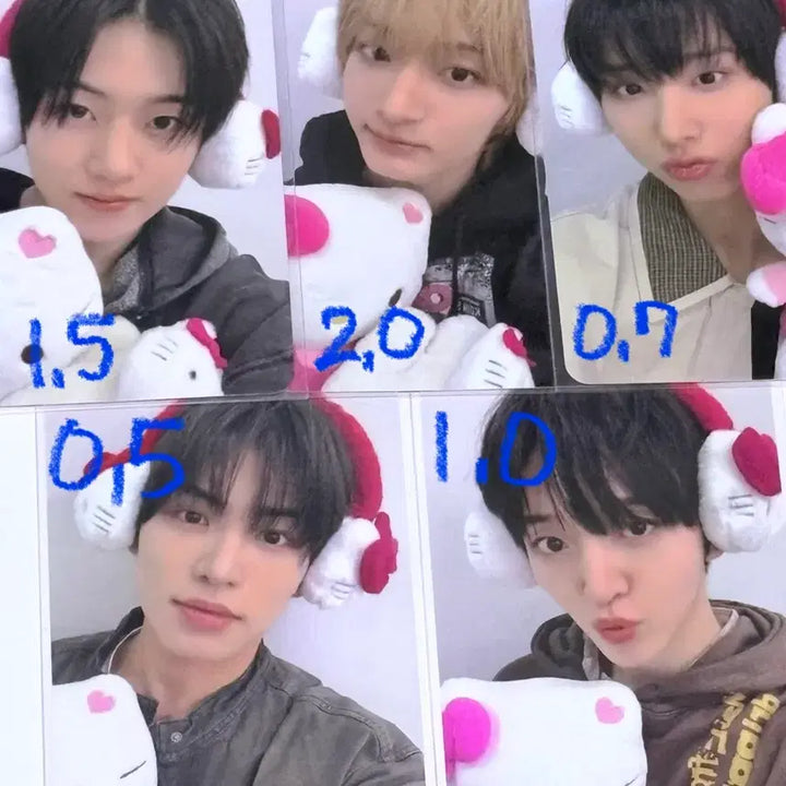 [BUNJANG] Kickflip Hello Kitty x STAR RIVER Photocard (Various Members) / 킥플립 헬로키티 스타리버 포카 계훈 아마루 동화 주왕 민제 케이주 동현
