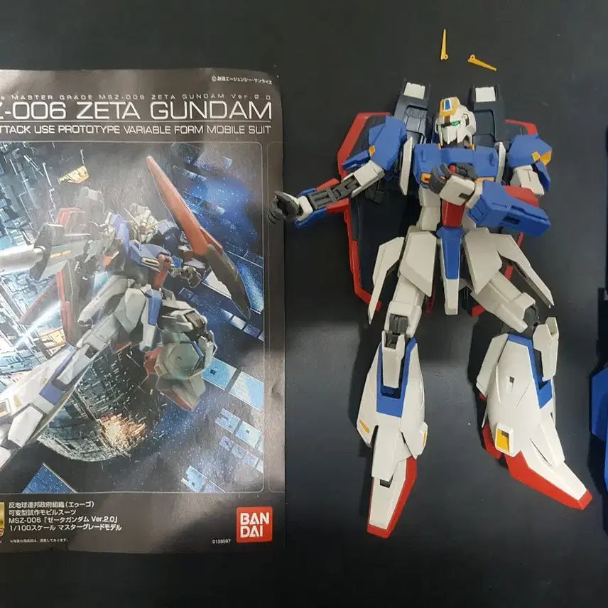[BUNJANG] Bandai MG Zeta Gundam Ver. 2.0 Assembly Model / mg 제타 건담 2,0 가조립 팝니다