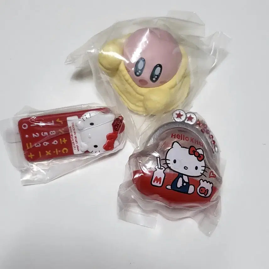 [BUNJANG] Sanrio Hello Kitty &amp; Kirby Gachapon Bundle Set / 헬로키티, 커비 가챠 일괄 판매