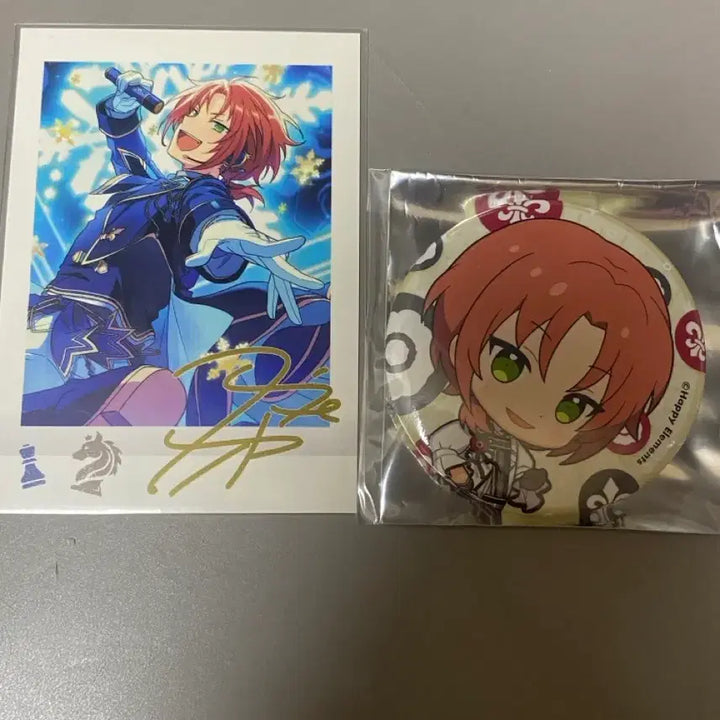 [BUNJANG] Ensemble Stars Leo Can Badge &amp; Pashacle Card Set / 앙스타 레오 캔뱃지 파샤