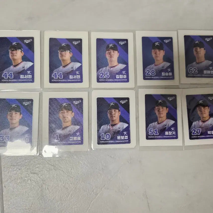 [BUNJANG] KBO National Team &amp; Paikdabang Crayon Shin-chan Sticker Bundle / 빽다방 띠부씰 일괄, KBO 띠부씰 일괄 판매 합니다