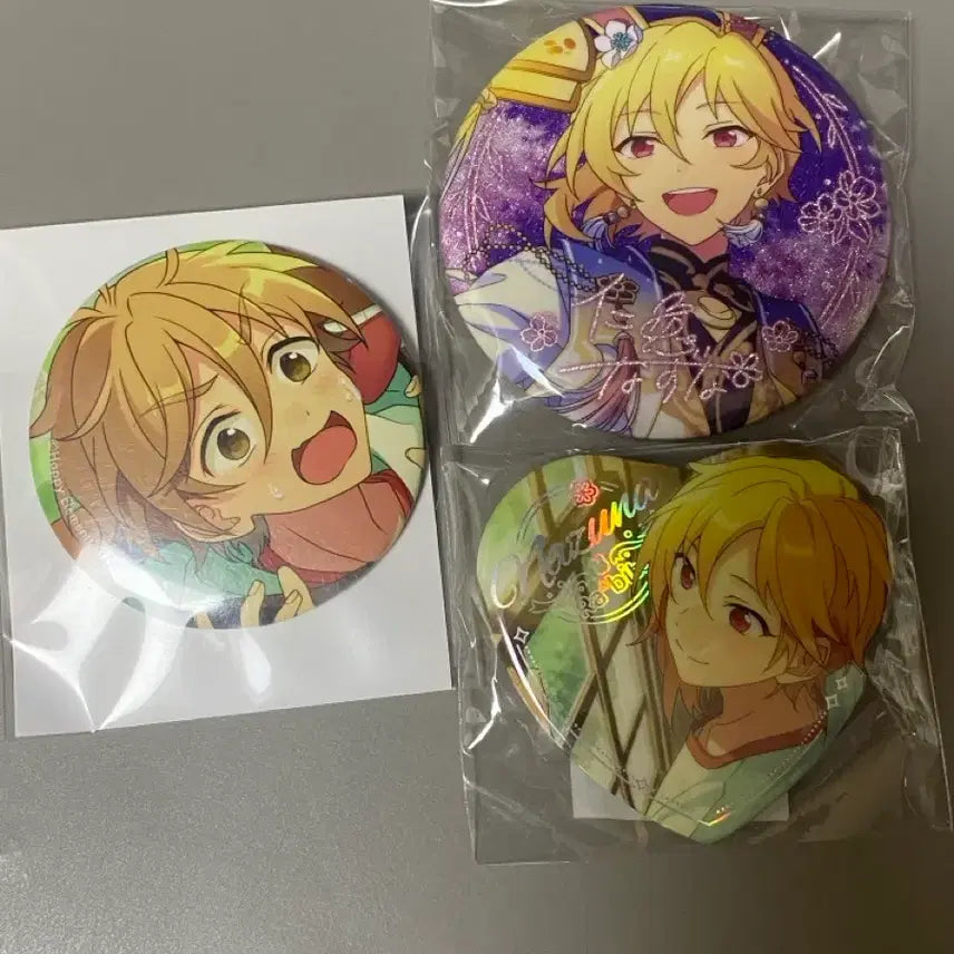 [BUNJANG] Ensemble Stars! Rabbits Nazuna Tomoya Can Badge Bundle Set / 앙스타 라빗츠 나즈나 토모야 캔뱃지