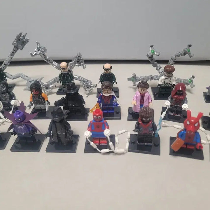 [BUNJANG] LEGO Compatible Spider-Man Mini Figures Bundle Set / 레고호환 스파이더맨 미니피규어 일괄