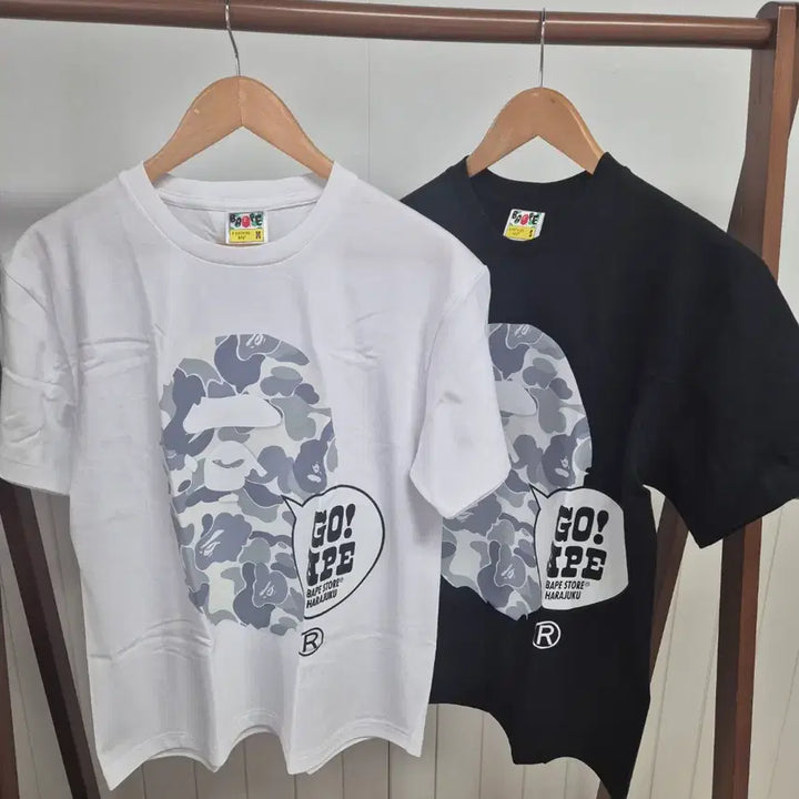 [BUNJANG] BAPE Camo Big Ape T-Shirt (Unisex) / 베이프 카모 빅에이프 반팔티 새상품(남녀공용)