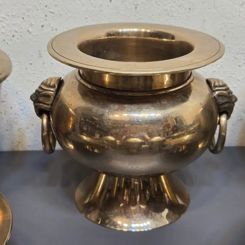 [BUNJANG] Important Intangible Cultural Property No. 77 Lee Bong-ju Bronze Ware Set (15 pieces) with 6 Pairs of Chopsticks and Spoons / 중요무형문화재 제77호 이봉주 놋그릇 총 15점과 수저6벌셋트