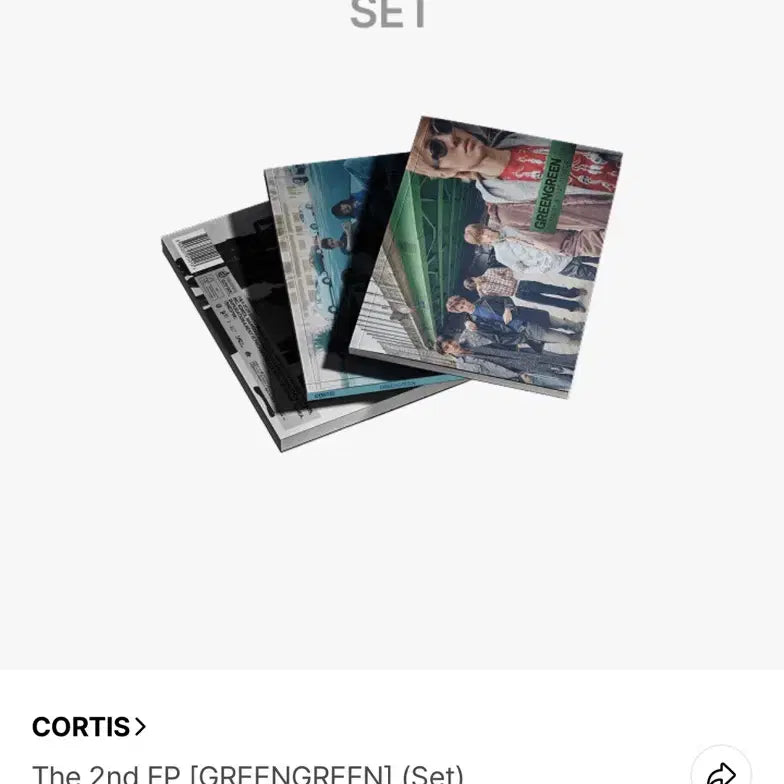 [BUNJANG] CORTIS 2nd Album Green Green Set (Sealed) / 코르티스 미개봉 앨범 세트