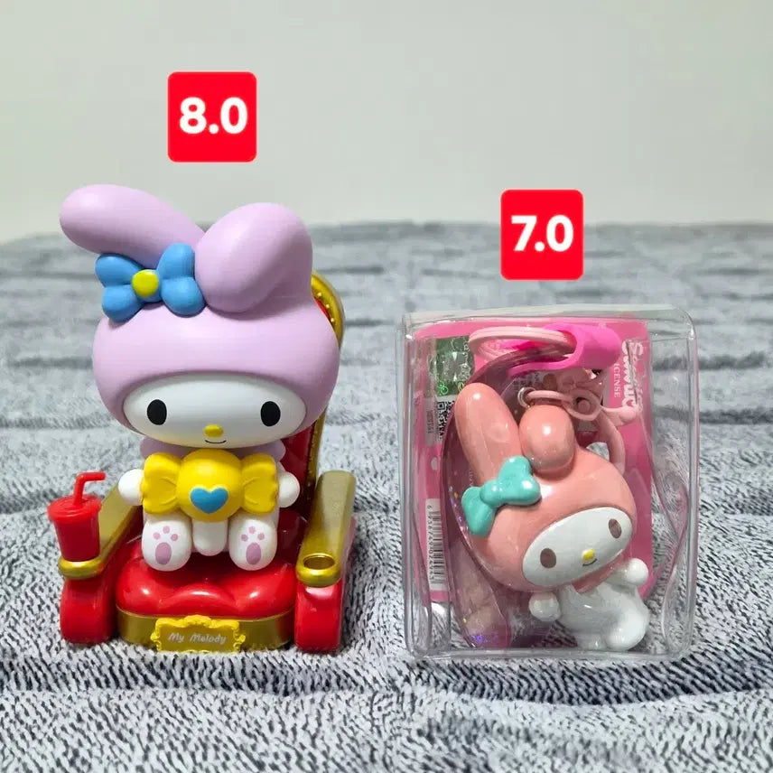 [BUNJANG] My Melody "Movie Theater" Figure &amp; Keyring Set / 마이멜로디 영화관 피규어 키링