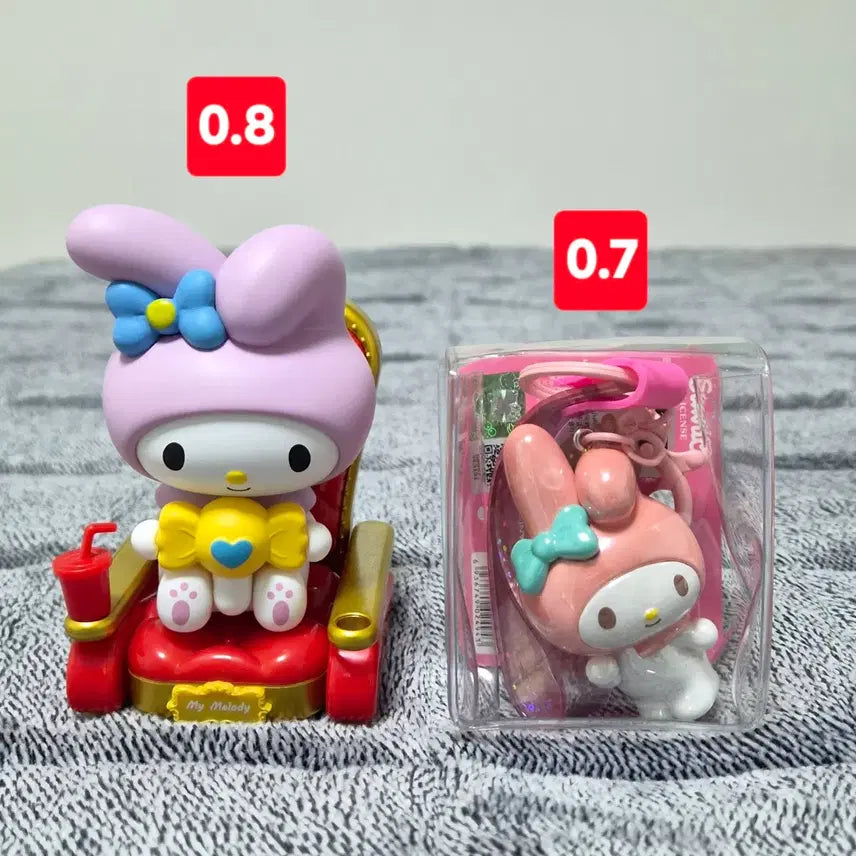 [BUNJANG] My Melody "Movie Theater" Figure &amp; Keyring Set / 마이멜로디 영화관 피규어 키링